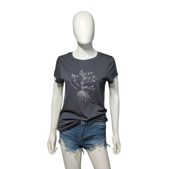 Universal Thread Charcoal Graphic Crew Neck T-Shirt M - Picture 5 of 11